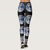Planet Earth uitzicht uit Apollo 17 Leggings (Achterkant)