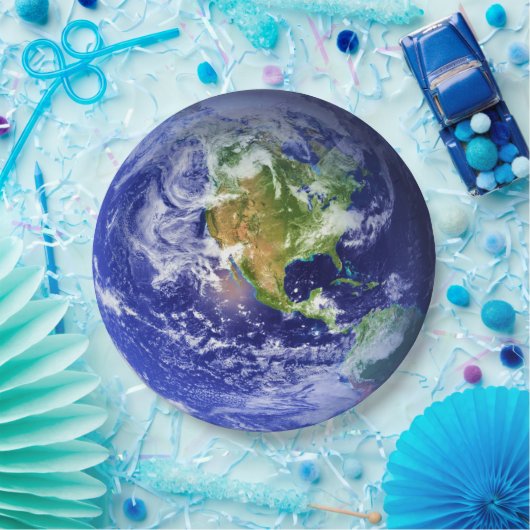 PLANET EARTH v3 (zonnestelsel) ~ Papieren Bordje (Feest)