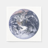 Planet Earth van de ruimtevaartdag papier Servetten (Voorkant)