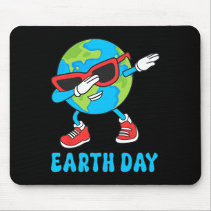 Planet Earth Verjaardag Dab Groovy Dabbing Boys Muismat