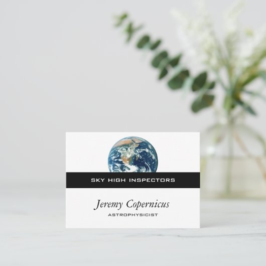 Planet Earth Visitekaartje (Staand voorkant)