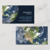 Planet Earth visitekaartje (Voorkant / Achterkant)