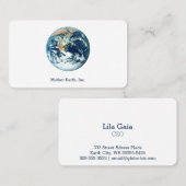 Planet Earth Visitekaartje (Voorkant / Achterkant)