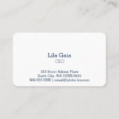 Planet Earth Visitekaartje (Achterkant)