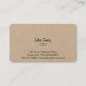 Planet Earth Visitekaartje (Achterkant)