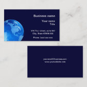 Planet Earth visitekaartjes (Voorkant / Achterkant)