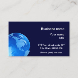 Planet Earth visitekaartjes