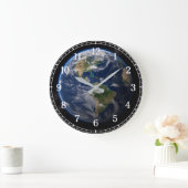Planet Earth Wall Clock v2 — Space-Inspired Design Grote Klok (Huis)