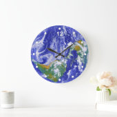 Planet Earth Wall klok (Huis)