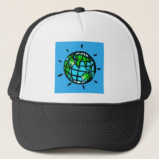 Planet EarthH - Dag van de Aarde - Natuurbehoud -  Trucker Pet (Voorkant)