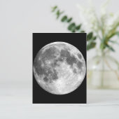 PLANET EARTH'S MOON Natural (zonnestelsel) ~ Briefkaart (Staand voorkant)
