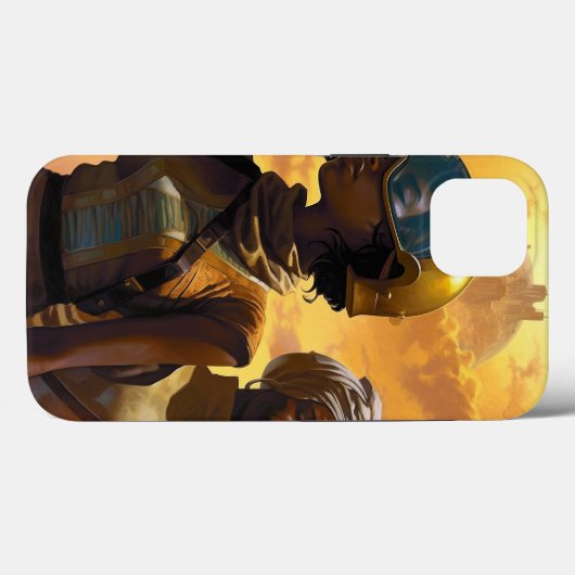 Planet Explorers Afrofuturistic Science Fiction Case-Mate iPhone Case (Achterkant (horizontaal))