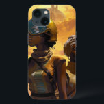 Planet Explorers Afrofuturistic Science Fiction Case-Mate iPhone Case<br><div class="desc">Fantasy art producten van The Lunarium.</div>