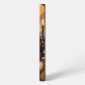 Planet Explorers Afrofuturistic Science Fiction iPhone Hoesje (Linkerkant)