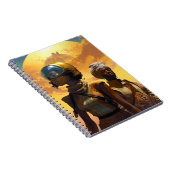 Planet Explorers Afrofuturistic Science Fiction Notitieboek (Rechterzijde)