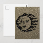 Planet Face Briefkaart (Voorkant / Achterkant)