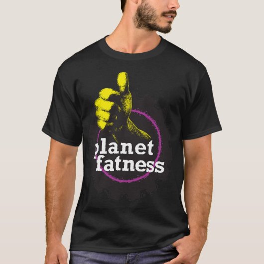 Planet Fatness funny T-shirt (Voorkant)