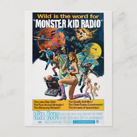 Planet Gone Wild Briefkaart (Voorkant)