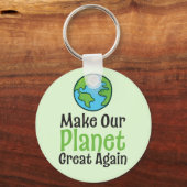 Planet Great Again 2,25" Basis Knoop Sleutelhanger (Voorkant)