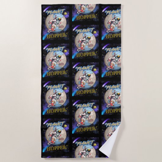 Planet Hooper Strandlaken (Voorkant)