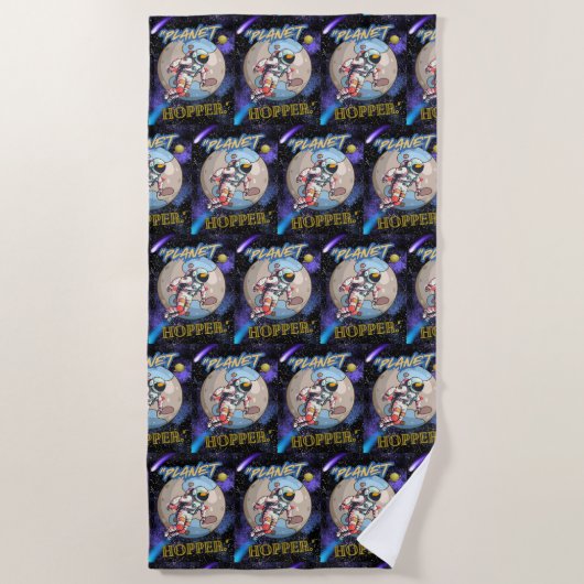 Planet Hooper Strandlaken (Voorkant)