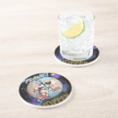 Planet Hooper Zandsteen Onderzetter (Zijkant)