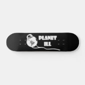 Planet Ill White Wereldbol Skateboard (Horizontaal)