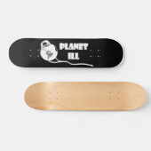 Planet Ill White Wereldbol Skateboard (Horizontaal)