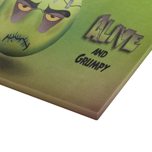 Planet in Dsnijden Frankenmoji Snijplank (Hoek)