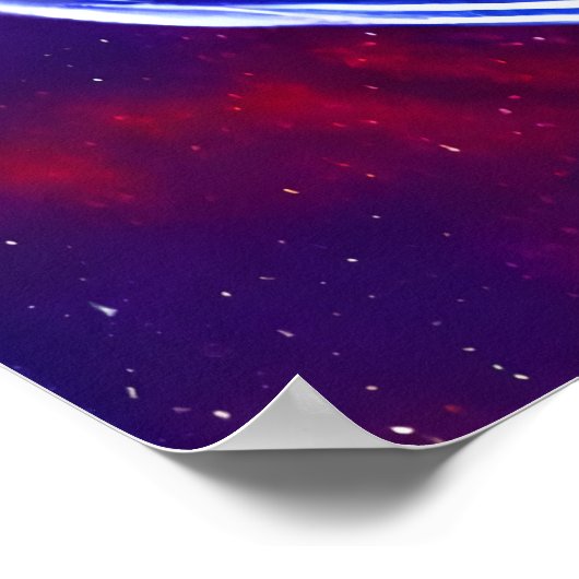 Planet in een glazen pot | AI Art Poster (Hoek)