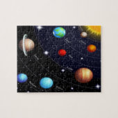 Planet Jigzaag Puzzle Legpuzzel (Horizontaal)
