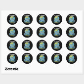 Planet Jubileum Go Planet Ronde Sticker (Vel)