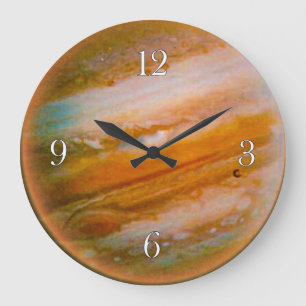 Planet Jupiter Astronomy-lovers Wall Clock Grote Klok