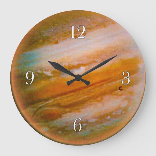 Planet Jupiter Astronomy-lovers Wall Clock Grote Klok (Voorkant)