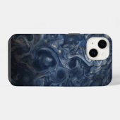 Planet Jupiter Blues Blauw Wit Juno Cam Draaien iPhone Hoesje (Achterkant horizontaal)