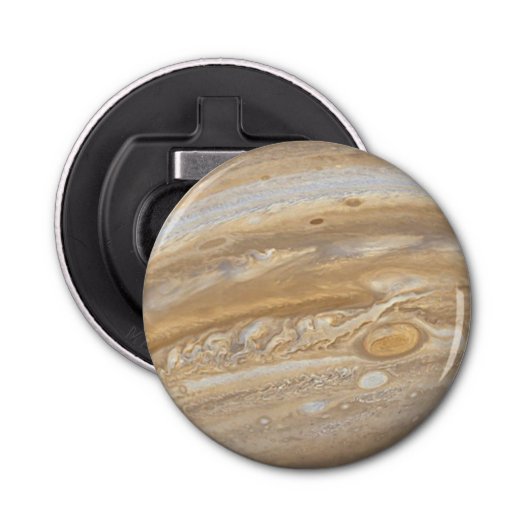 Planet Jupiter Button Flesopener (Voorkant)