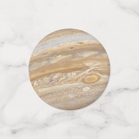 Planet Jupiter Confetti (Kleine voorkant)