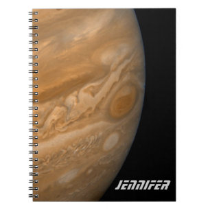 Planet Jupiter en de Grote Rode Spot Notitieboek