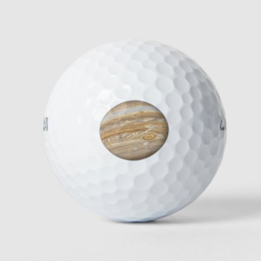 Planet Jupiter Golf Balls Golfballen (Voorkant)