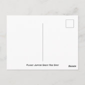Planet Jupiter Great Red Spot Briefkaart (Achterkant)