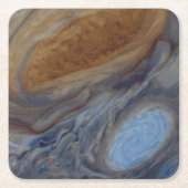 Planet Jupiter Great Red Spot Kartonnen Onderzetters (Voorkant)