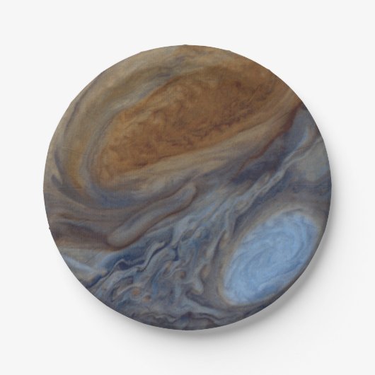 Planet Jupiter Great Red Spot Papieren Bordje (Voorkant)