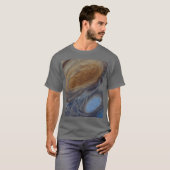 Planet Jupiter Great Red Spot T-shirt (Voorkant volledig)