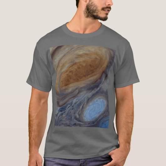 Planet Jupiter Great Red Spot T-shirt (Voorkant)