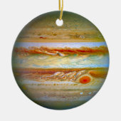Planet Jupiter Kerstmis Keramisch Ornament (Voorkant)