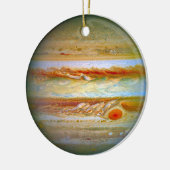 Planet Jupiter Kerstmis Keramisch Ornament (Links)