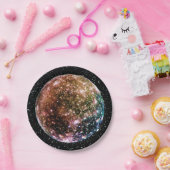 PLANET JUPITER MOON - CALLISTO Star Background 2 Papieren Bordje (Feest)