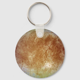 PLANET JUPITER MOON EUROPA (zonnestelsel) ~ Sleutelhanger