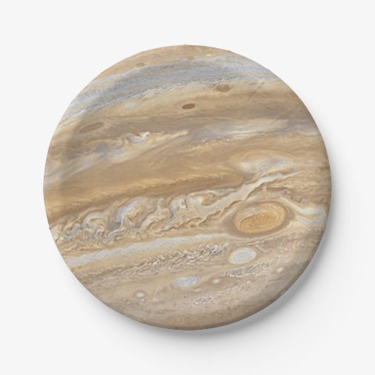 Planet Jupiter Paper-Borden Papieren Bordje (Voorkant)