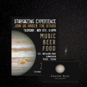 Planet Jupiter, Planetarium Event Adverteren Flyer